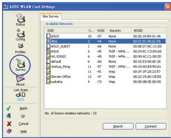 ASUS USB-N10 - Configurer l'utilitaire sans fil (Infrastructure) - 3