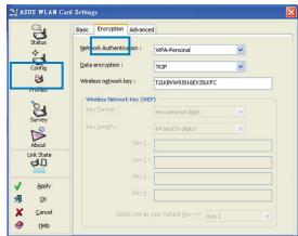 ASUS USB-N10 - Configuration - Chiffrement - 1