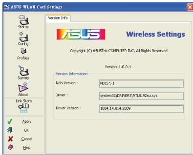 ASUS USB-N10 - Onglet Info version - 1