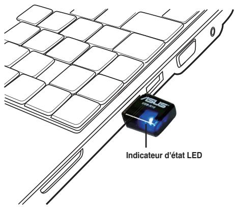 ASUS USB-N10 - Indicateurs d'etat LED - 1