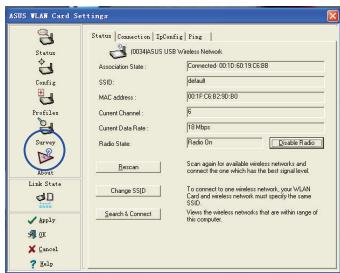 ASUS USB-N10 - Configurer l'utilitaire sans fil (Ad Hoc) - 5