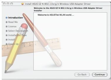 ASUS USB-N10 - Installation MAC - 1
