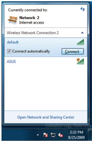 ASUS USB-N10 - Options wifi de Windows® 7 - 1