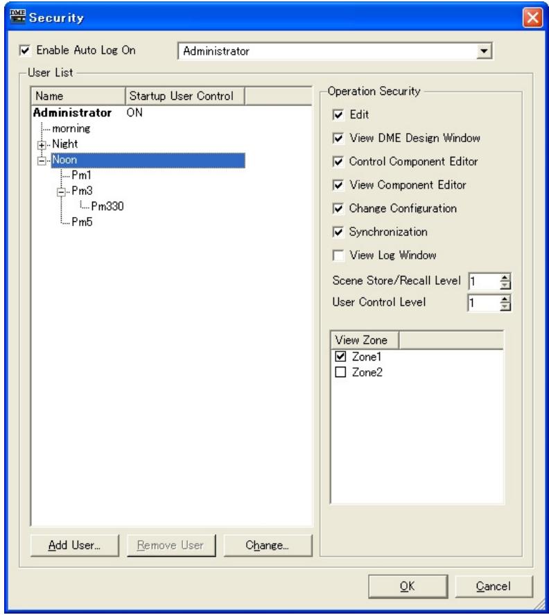 YAMAHA DMEDESIGNER V1.2 - Creation d'utilisateurs - 1