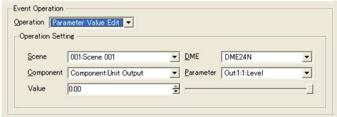 YAMAHA DMEDESIGNER V1.2 - [Operation Setting] - 2
