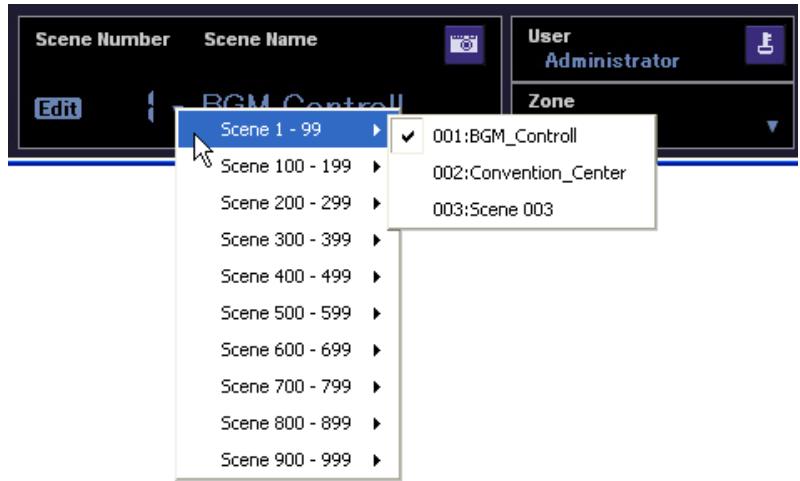 YAMAHA DMEDESIGNER V1.2 - [Scene Number] (Numero de scene) - 1