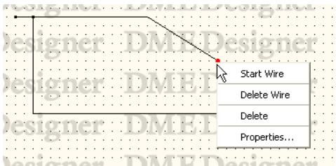 YAMAHA DMEDESIGNER V1.2 - ■ Menu contextuel Wire Object (Node) (Nœud) - 1