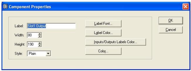 YAMAHA DMEDESIGNER V1.2 - SlotOut Component Properties - 1