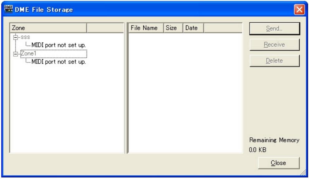 YAMAHA DMEDESIGNER V1.2 - DME File Storage (Stockage des fichiers DME) - 1