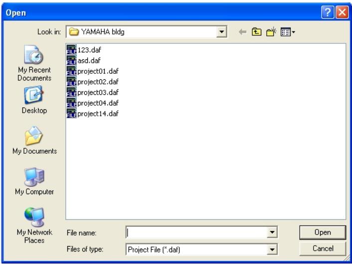YAMAHA DMEDESIGNER V1.2 - [Open] (Ouvrir) - 1