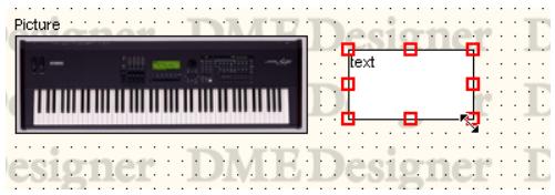 YAMAHA DMEDESIGNER V1.2 - Text Box (Encadré texte) - 1