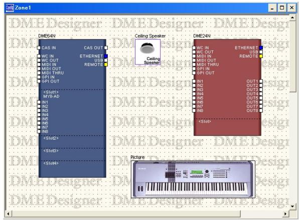 YAMAHA DMEDESIGNER V1.2 - Disposition des images - 2