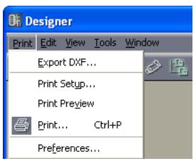 YAMAHA DMEDESIGNER V1.2 - Menu de la fenêtre Designer - 1