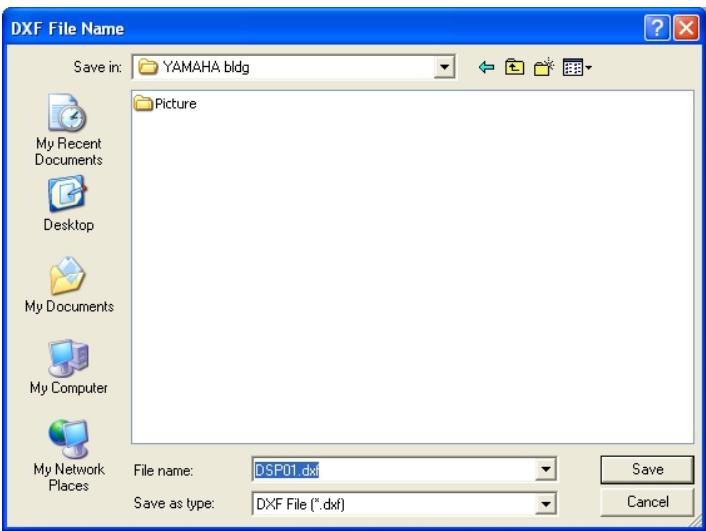 YAMAHA DMEDESIGNER V1.2 - DXF File Name (Nom de fichier DXF) - 1