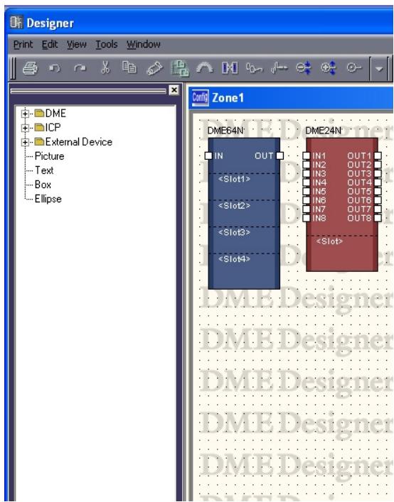 YAMAHA DMEDESIGNER V1.2 - [Device List] - 1