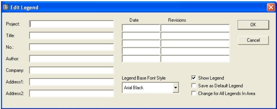 YAMAHA DMEDESIGNER V1.2 - ■ Boîte de dialogue « Edit Legend » - 1