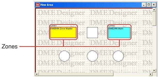 YAMAHA DMEDESIGNER V1.2 - ■ Fenêtre Area - 1