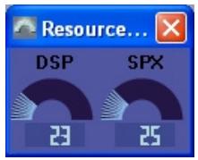 YAMAHA DMEDESIGNER V1.2 - Resource Meter - 1