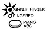 YAMAHA CVP-70-CVP-50 - Sélectionner le mode SINGLE FINGER - 1