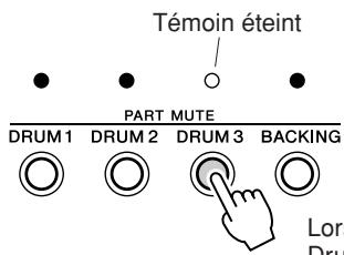 YAMAHA DD-65-YDD-60 - Activation/désactivation de la fonction Track (Piste) - 1