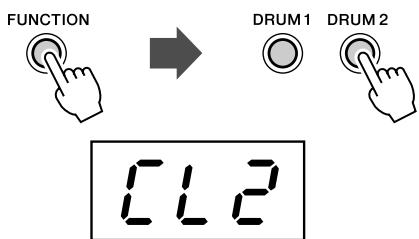 YAMAHA DD-65-YDD-60 - Réglage du dénominateur du type de mesure - 1