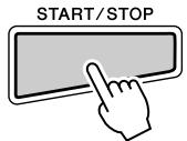 YAMAHA DD-65-YDD-60 - Appuyez sur la touche [START/STOP] pour lancer l'enregistrement. - 3