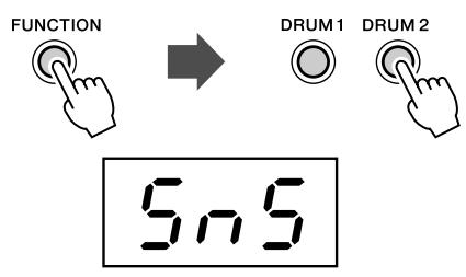 YAMAHA DD-65-YDD-60 - Réglage de la fonction Pad Sensitivity (Sensibilité du pad) - 1