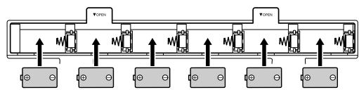 YAMAHA DD-65-YDD-60 - Utilisation des piles - 2