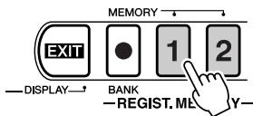 YAMAHA DGX-505-DGX-305 - Sauvegarde dans la mémoire de registration - 11