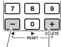 YAMAHA DGX-505-DGX-305 - Touches + et - - 1
