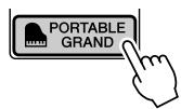 YAMAHA DGX-505-DGX-305 - Appuyez sur la touche [portable GRAND]. - 1