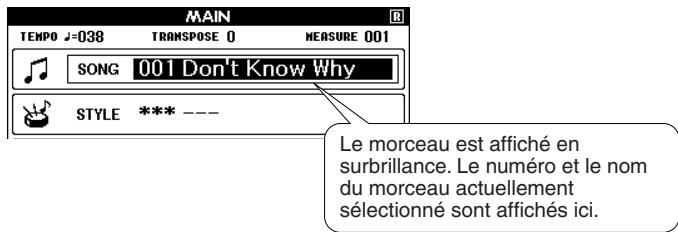 YAMAHA DGX-505-DGX-305 - Appuyez sur la touche [SONG] (morceau). - 2