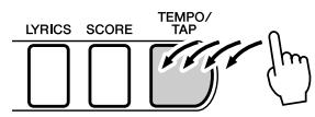 YAMAHA DGX-505-DGX-305 - Démarrage par tapotement - 1