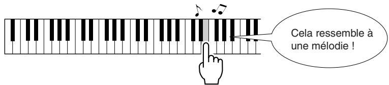 YAMAHA DGX-505-DGX-305 - Jouez sur le clavier. - 1