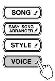 YAMAHA DGX-505-DGX-305 - Appuyez deux fois de plus sur la touche [VOICE]. - 1