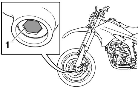 YAMAHA WR250X - Force d'amortissement à la compression - 1