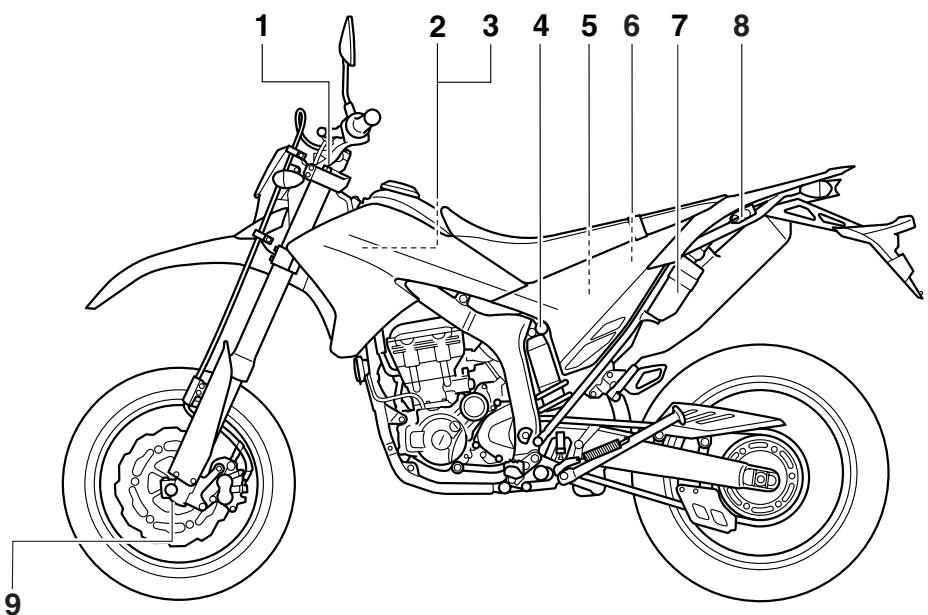 YAMAHA WR250X - Vue gauche - 1