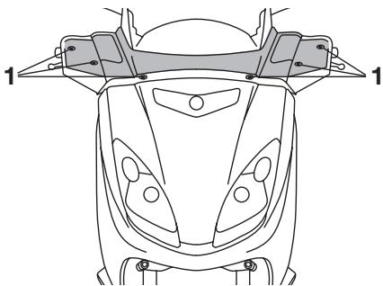 YAMAHA X-MAX 125 - Carénage arrière - 1