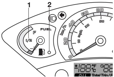 YAMAHA X-MAX 125 - Jauge de niveau de carburant - 1