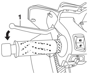 YAMAHA X-MAX 125 - Levier de frein arrière - 1