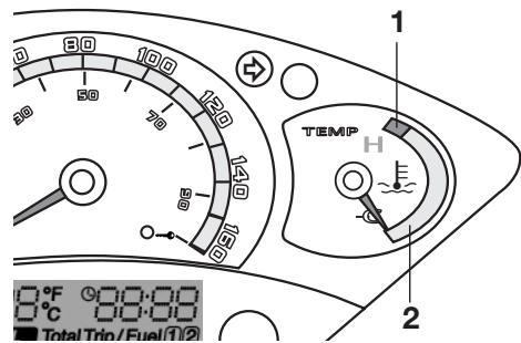 YAMAHA X-MAX 125 - Jauge de température du liquide de refroidissement - 1
