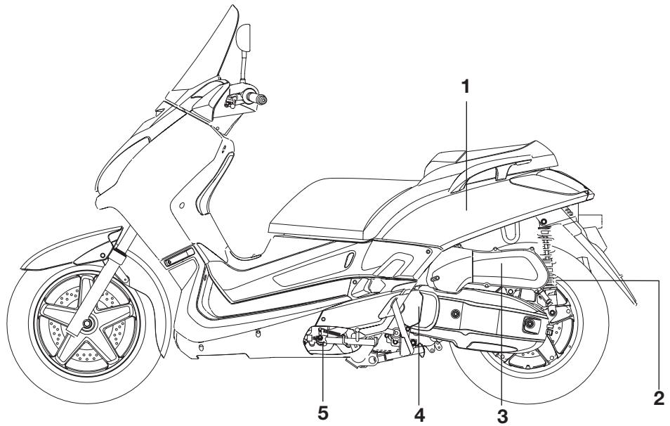 YAMAHA X-MAX 125 - Vue gauche - 1