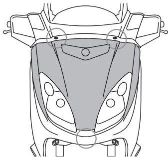 YAMAHA X-MAX 125 - Carénage B - 1