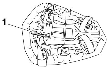 YAMAHA YZF-R1 - Accroche-casque - 1