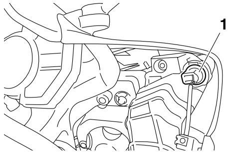 YAMAHA YZF-R1 - Remplacement d'une ampoule de veilleuse - 1