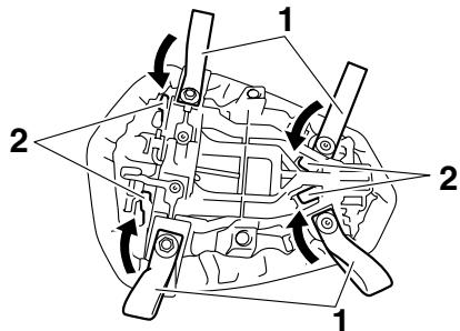 YAMAHA YZF-R1 - Supports de sangle de fixation des bagages - 1