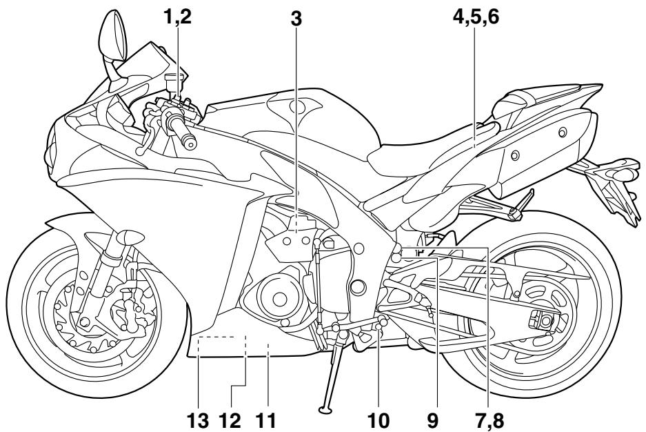 YAMAHA YZF-R1 - Vue gauche - 1