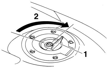 YAMAHA YZF-R1 - Bouchon du réservoir de carburant - 1