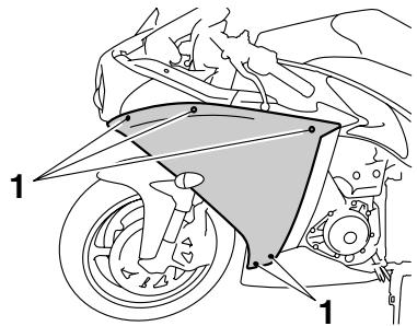 YAMAHA YZF-R1 - Dépôt d'un carénage - 1