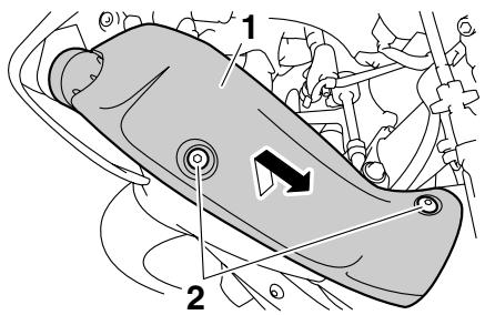 YAMAHA YZF-R1 - Dépose d'un cache - 1